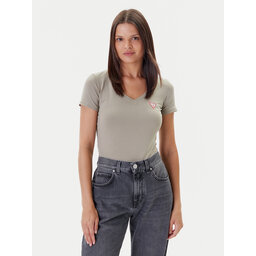 Guess Guess Majica W2YI45 J1314 Khaki Slim Fit