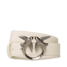 Pinko Cinturón para mujer Pinko Love Berry H3 Belt PE 23 PLT01 100125 A0F1 White Z14O