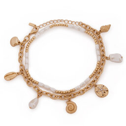 Aldo 2er-Schmuckset Armbänder Aldo Oceanics 13994938 Goldfarben