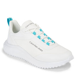 

Снікерcи Calvin Klein Jeans Eva Runner Laceup Mesh YM0YM00811 Bright White/Blue Atoll 03A, Білий