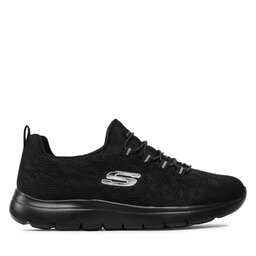 Skechers Sneakersy Skechers Leopard Spot 149037/BBK Čierna