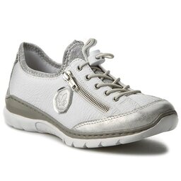 Rieker Pantofi Rieker L3263-80 White Combination