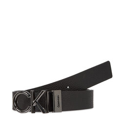 Calvin Klein Vyriškas Diržas Calvin Klein Adj/Rev Ck Metal Bombe Pb K50K510948 Black/Brown BAX