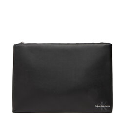 Calvin Klein Jeans Τσαντάκι Calvin Klein Jeans Mono Logo Zip Pouch Pu LV04G1049G Μαύρο