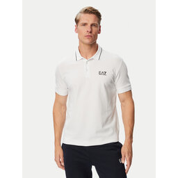 EA7 Emporio Armani EA7 Emporio Armani Поло 8NPF16 PJVUZ 1100 Білий Slim Fit