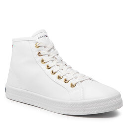 Tommy Hilfiger Sneakers Tommy Hilfiger Essential Midcut Sneaker FW0FW06176 White YBR