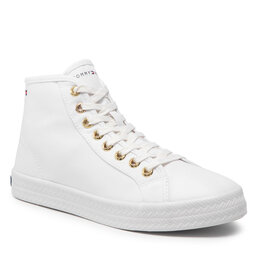 Tommy Hilfiger Tenisice Tommy Hilfiger Essential Midcut Sneaker FW0FW06176 White YBR