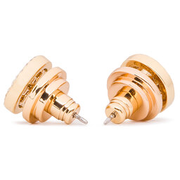 

Сережки Tory Burch Crystal Logo Circle Stud Earring 53422 Tory Gold/Crystal 783, Золотий