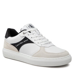 Calvin Klein Jeans Сникърси Calvin Klein Jeans Casual Cupsole Laceup Low YM0YM00494YAF Bright White YAF