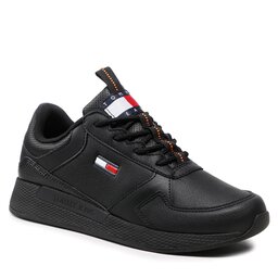 Tommy Jeans Snīkeri Tommy Jeans Flexi Runner Ess EM0EM01080 Black BDS