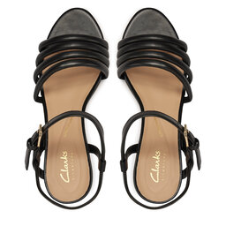 

Босоніжки Clarks Amali May 26176264 Black Leather, Чорний