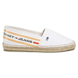

Еспадрильї Tommy Jeans Chunky Tape Espadrille EN0EN00817 White YBS, Білий