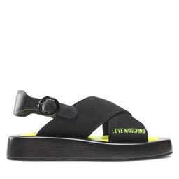 

Босоніжки LOVE MOSCHINO JA16123G0EIZN000 Calza Nero/Fluo Giall, Чорний