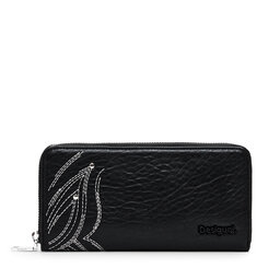 Desigual Голям дамски портфейл Desigual Fiona 24WAYP05 Черен