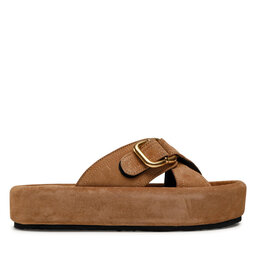 

Шльопанці Gino Rossi 22SS39 Dark Beige, Коричневий