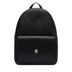 Tommy Hilfiger Rucksack Tommy Hilfiger Th Icon Backpack Mono AW0AW19284 Schwarz