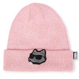 Karl Lagerfeld Kids Czapka Karl Lagerfeld Kids Z11060 Pink Washed Pink 45T
