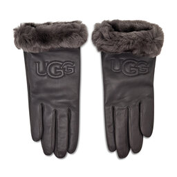 Ugg Ženske rokavice Ugg W Classic Leather Logo Glove 19034 Mtl
