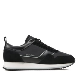 

Снікерcи Calvin Klein Low Top Lace Up HM0HM00985 Black/Salt Bay 0GR, Чорний