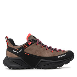 

Трекінгові черевики Salewa Ws Dropline Leather 61394 7953 Bungee Cord/Black, Коричневий