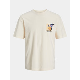 Jack&Jones Junior Jack&Jones Junior T-Shirt Tampa 12254032 Μπεζ Loose Fit