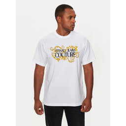 Versace Jeans Couture Versace Jeans Couture Camiseta 77GAHE05 CJ00E Blanco Regular Fit