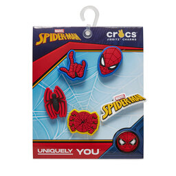 Crocs Accesorii pentru pantofi Crocs Jibbitz Spider Man 5 Pck 10010007 Colorat