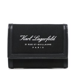 KARL LAGERFELD Liten damplånbok KARL LAGERFELD 231W3109 Black