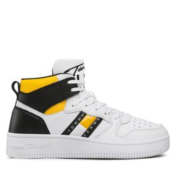 

Снікерcи Tommy Jeans Retro Basket Mid Cut EM0EM01142 White YBR, Білий