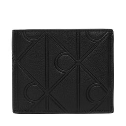 Calvin Klein Geldbörse Calvin Klein Xl Emblem Aop Emboss Ew Billfold LV04D1177G Schwarz