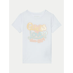 Guess Guess Футболка K5RI06 K6YW4 Білий Regular Fit