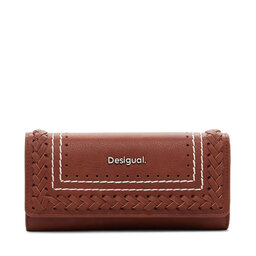 Desigual Duży Portfel Damski Desigual 25SAYP21 Brązowy