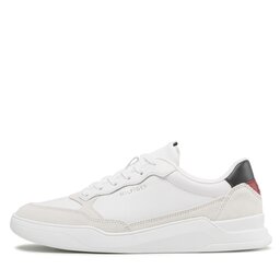 

Снікерcи Tommy Hilfiger Elevated Cupsole Leather Mix FM0FM04358 White YBR, Білий