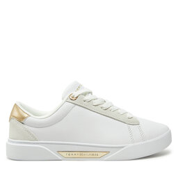 Tommy Hilfiger Laisvalaikio batai Tommy Hilfiger Chic Court Sneaker FW0FW08382 Balta
