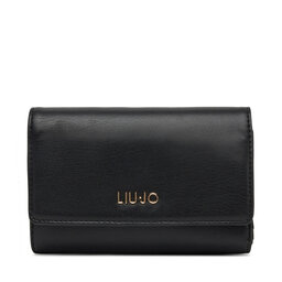 Liu Jo Duży Portfel Damski Liu Jo Ecs M Bifold AA5215 E0015 Czarny