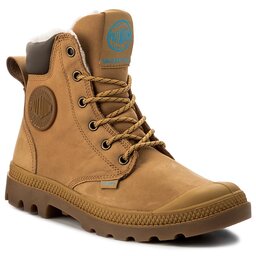 Palladium Scarponcini Palladium Pampa Sport Cuff WPS 72992-228-M Amber Gold/Mid Gum