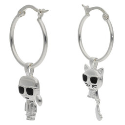 KARL LAGERFELD Fülbevaló KARL LAGERFELD 220W3909 Silver