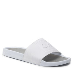 Calvin Klein Sandaler och Slip-ons Calvin Klein Pool Slide Ergonomic HM0HM00651 Bright White YAF