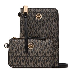 MICHAEL Michael Kors Etui pentru telefon MICHAEL Michael Kors Heritage 34F2G5HN6O Blk/Gold