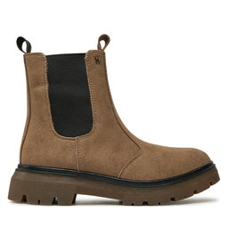 Wrangler Členková obuv s elastickým prvkom Wrangler Hadley 20243063.CJU Hnedá