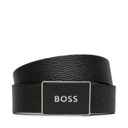 BOSS Pánský pásek Boss Icon 50529690 Černá
