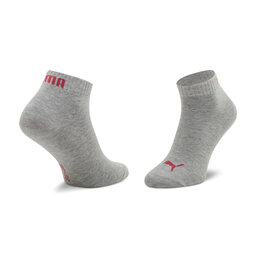

Набір з 3 пар низьких жіночих шкарпеток Puma 906978 16 Middle Grey Melange/Pink 1, Сірий