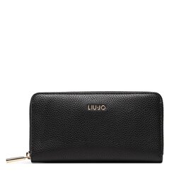 Liu Jo Portofel Mare de Damă Liu Jo Ecs Xl Zip Around AA3261 E0086 Nero 22222
