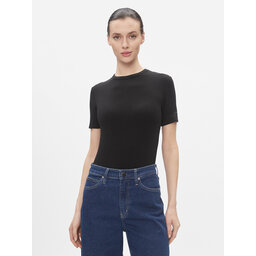 Calvin Klein Calvin Klein T-Shirt Modal Rib Ss Tee K20K206404 Μαύρο Slim Fit