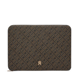 Tommy Hilfiger Notebook-Etui Tommy Hilfiger Th Icon Laptop Case Mono Print AW0AW18929 Schwarz