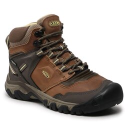 Keen Chaussures de trekking Keen Ridge Flex Mid Wp W 1026616 Safari/Custard