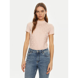 Guess Guess Marškinėliai W5RI15 J1314 Rožinė Regular Fit