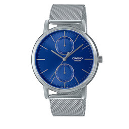 Casio Zegarek Casio MTP-B310M -2AVEF Srebrny
