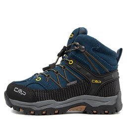 

Трекінгові черевики CMP Kids Rigel Mid Trekking Shoe Wp 3Q12944 Blue Ink/Yellow 10MF, Cиній