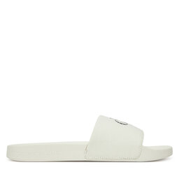 Calvin Klein Jeans Klapki Calvin Klein Jeans Slide Monologo Cv YM0YM01367 Biały